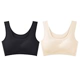 [Rovidorx] ナイトブラ ブラジャー ノンワイヤー ブラ ノンワイヤーブラジャー 大きいサイズ シームレスブラ 盛りブラ 脇高ブラ 美乳ブラ スポーツブラ バストアップ 谷間メイク 垂れない 昼夜兼用 24時間活躍 2993-blk+bg-M