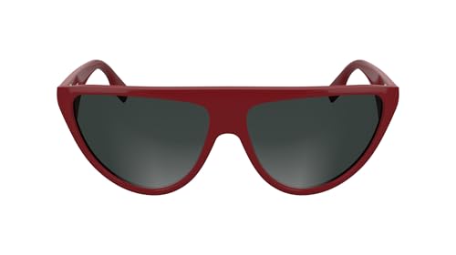 Lunettes de soleil KARL LAGERFELD KL6185S rouge monture œil de chat
