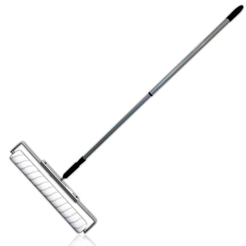 Kit de revêtement de sol avec rouleau de peinture de 60 cm et barre télescopique