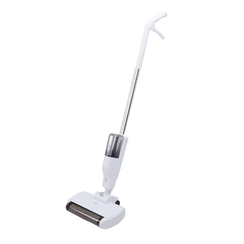 Fafeicy Automatischer Bodenreiniger, Elektrischer Wischmopp mit Teleskopstange, Trockener und Nasser Doppelnutzung, LED-Licht, 2000-mAh- für Hartholzfliesen-Laminatböden