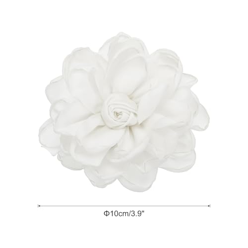 Image of PATIKIL Rose Flower Hair Clips, Fabric Brooch Pins for Women Wedding Party Dance Dress Clothes Accessories Valentine's Day Gifts