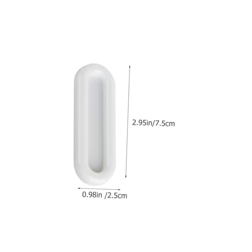 Abaodam 12個 多機能接着式扉取っ手 滑り止め家用プルハンドル 簡単設置 引き戸窓用 ドア開閉補助 耐久プラスチック製