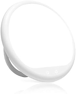 Gladle Portable Light Therapy Lamp, UV-Free 10000 Lux Bright LED Sun Lamp