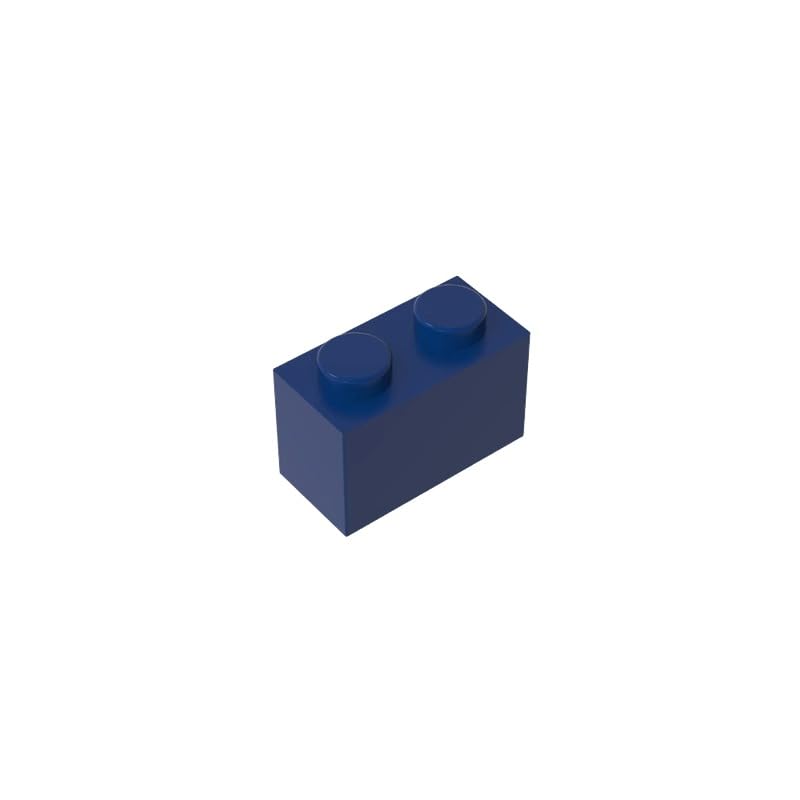 3004 Basic Bricks Brick 1x2 50 Pieces GDS-532 Compatible with Lego Building Blocks Color:Dark Blue