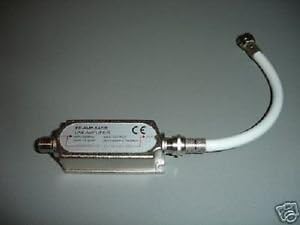 electrosmart Easy Fit Satellite Signal Amplifier Booster & Patch Lead