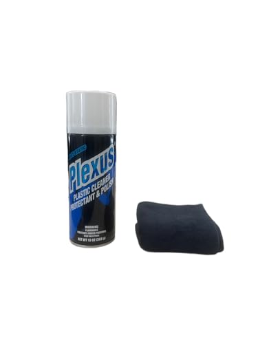 Plexus Plastic Cleaner Protectant and Polish 13 oz with Microfiber Towel