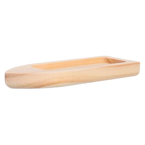 DOITOOL 木製小船模型 卓上用木工芸品 手作り風質感 リビングやカフェの装飾に シンプルで滑らかな仕上げ プレゼントやパーティーにも使え