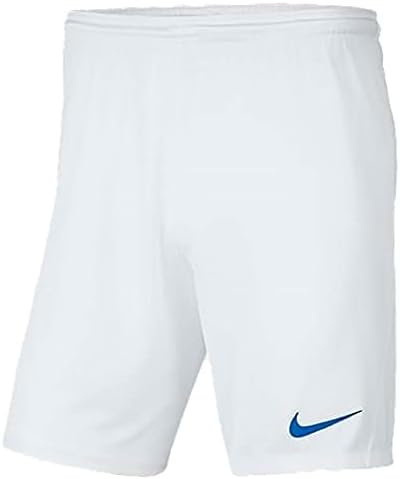 Nike Mens Hosen M Nk Df Park Iii Short Nb K, White/Royal Blue, BV6855-104, S