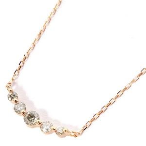 K18 ピンクゴールド　ダイヤモンド　ネックレス クラウン K18ピンクゴールド ダイヤモンドペンダント JPI0321PG