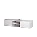 South Shore Agora Wall Mounted Media Console, 56", Pure White