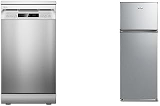 Midea Set Lavastoviglie 10 Coperti + Frigocongelatore 204L, Display LED