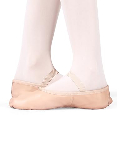 Theatricals Adult Economy Leather Full Sole Ballet Shoes2