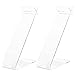 iplusmile 2 Pièces Acrylique Présentoir de Chaussure Clair Magasin De Chaussures Sandale Affichage Stand Rack Titulaire Plat Chaussures Sneaker Rack pour Le Shopping Center Commercial