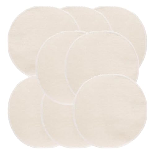 HYTROVE Paños para Vaporera Antiadherentes de Algodón, 10 Piezas Redondas de 28 CM, Reutilizables para Cocinar Albóndigas y Bollos, Uso en Cocina al Vapor Doméstica y Profesional
