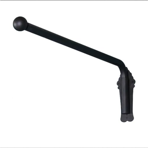 Barra de cortina ajustable con brazo oscilante, elegante y elegante, solución de decoración del hogar, fácil instalación para cortinas y cortinas perfectas. Ideal para espacios de vida modernos