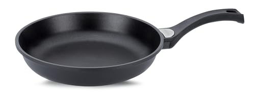 Pensofal, Línea Suprema, Sartén Alta, Mango en bakelita, diámetro 28 cm, en Caja Regalo, Aluminio Fundido Antiadherente, Negro, Apta también para inducción