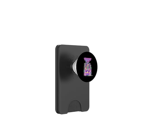 80's Retro Style Coffee Eye Contact Geometric Graphic PopSockets PopWallet