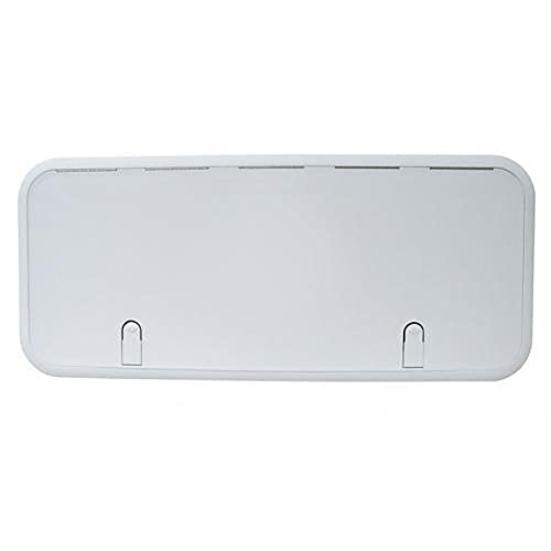 Image of T-H Marine Designer Series Boat Hatch | Watertight Non-Locking Marine Access Hatch Lid for Boat Deck Storage | 13 inch x 30 inch, Black