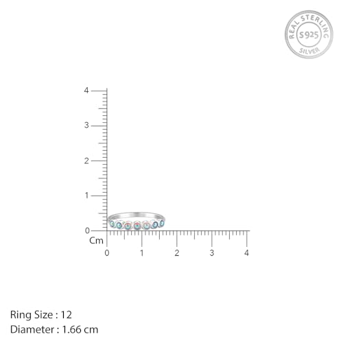 Image of GIVA 925 Silver All of Me Ring,Fixed Size, Indian- 12 | Gifts for Women and Girls | With Certificate of Authenticity and 925 Stamp | 6 Months Warranty