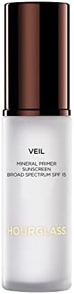 Hourglass Veil Mineral Primer. All Day Oil-Free Makeup Primer with SPF 15. Vegan and Cruelty-Free. (1 Ounce).