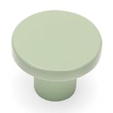Ravinte 30 Pack Cabinet Knobs Light Green Kitchen Cabinet Knobs Round Dresser Drawer Pulls Closet Door Pulls 1-1/5 Inch
