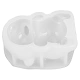 Veemoon Moldes de Silicona para Chocolate Diseño Panda 3d, Molde para Pasteles y Mousse, Flexible y Reutilizable, Apto para Postres, Gelatina y Cupcakes, Herramienta de Repostería