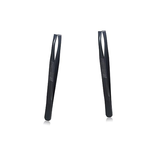 SHERCHPRY 4 Piezas Juego de abrazaderas de cejas pinzas de cejas pinzas para cejas accesorios de maquillaje Recortadora de cejas abrazadera de ceja Negro