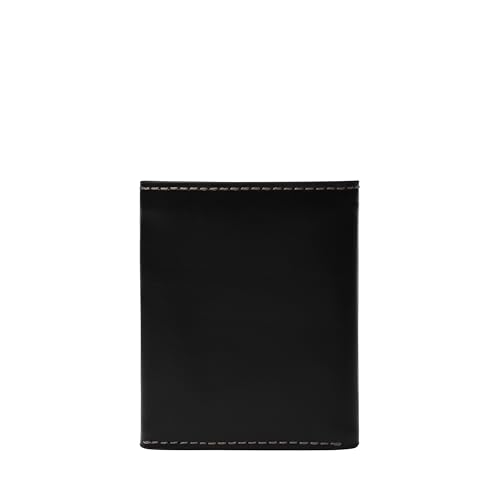 Image of Fossil Men's Wallet, Hayes Leather Trifold Wallet for Men, Black