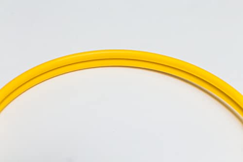 Image of FiberCablesDirect OS2 Single-Mode Fiber Patch Cable | Length Options: 0.5M-300M | SC to SC | 0.5M (1.64ft) | Duplex 9 /125m | 1G /10G SFP & 10GBASE Compatible | Yellow OFNR PVC