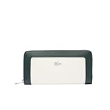 Lacoste Womens Neo Heritage Large Zip Wallet, Navy Blue/Black, One Size