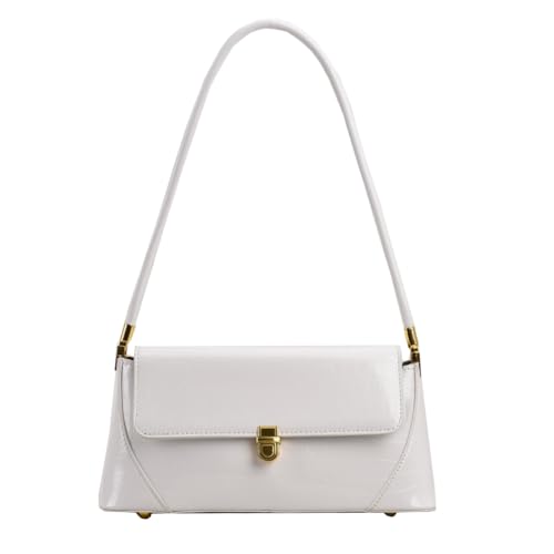 Pink Metallic Shoulder Bag Silver Tote Clutch for Women Gold Shoulder Purse with Buckle Closure