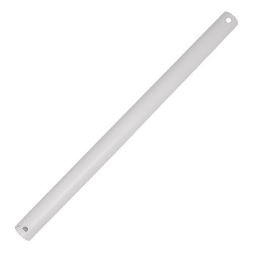 Image of 16 Inch Ceiling Fan Extension Rod, 1 Inch Outside Diameter Not Threaded Ceiling Fan Downrod for a Wide Range of Fans (White)