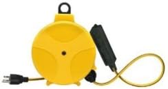 212 Main E315 20 Ft. Extension Cord Reel, 16 by 3 with Triple Tap Outlet, Plastic Housing