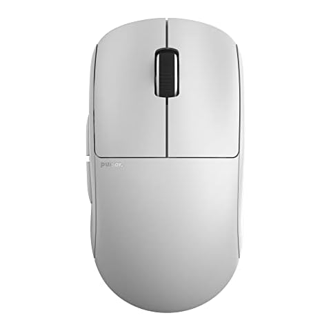 Pulsar Gaming Gears X2 Wireless Gaming Maus, Ultra Leicht 1.94oz , Symmetrisch, 2.4Ghz 1ms, 26000DPI, Optischer Sensor PAW3395, TTC Gold Encoder Cover