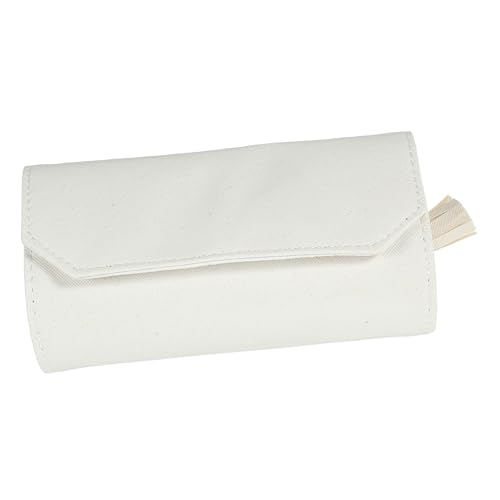 MUSISALY Travel Jewelry Organizer Roll Foldable Pu Storage Bag for Necklaces Earrings and Bracelets Portable and Convenient Jewelry Holder for Travel Glitter Design