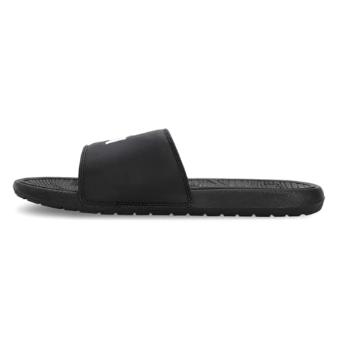 PUMA PUMA Men's COOL CAT 2.0 ALTERNATIVE CLOSURE Slide Sandals, Puma Black-Puma White, 9