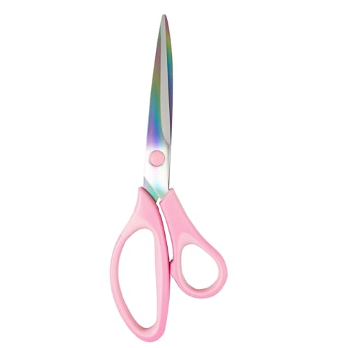 Pink Scissors for Office School Home Craft Sewing Fabric All Purpose Scissors 8 Inch (1 Pack)