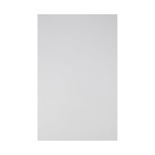 Risch Matte Finish Vinyl Menu Overlays – Paper Sheet Protectors for Carded and Strip Interior Menu Covers, Wipeable, Reusable, 10-Gauge Vinyl, 8.5” X 14”, Pack of 50