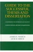 Guide To The Successful Thesis And Dissertation: A Handbook For Students And Faculty book cover