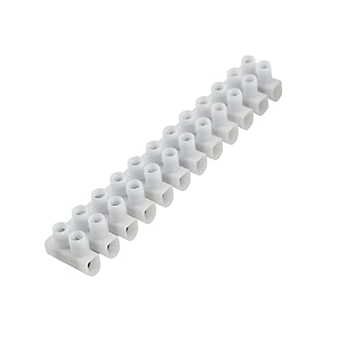 UNITEC Lüsterklemme 10 Stück | 12 polig | bis 380 Volt einsetzbar | 1 5 - 6 0 mm| transparent