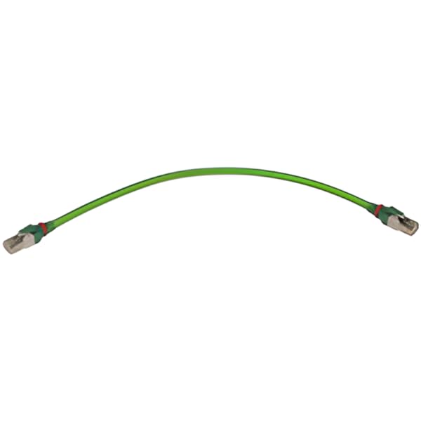09486868004020 Ethernet Cables/Networking Cables RJ Industrial RJ45 DualBoot Patch Cable, Type C Trailing 2x2xAWG22/7, Cat5 PUR Green, 2.0m
