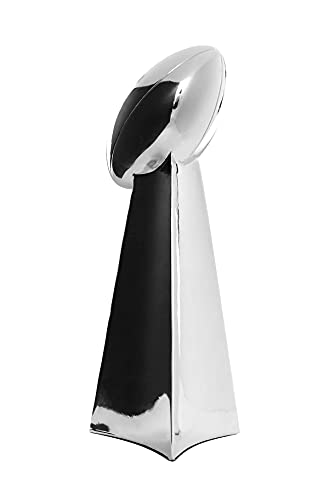 Image of DRAFT NOW Fantasy Football Trophy - 14 INCHES Large - Chrome Replica Trophy Made for Fantasy Football Champions