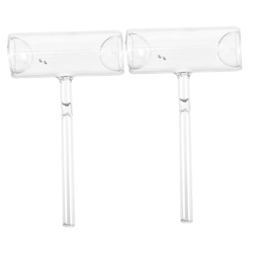 Amosfun Tubo de Sublimación de de Vidrio Equipo de Laboratorio para Experimentos Físicos Tubo de Sellado Resistente al Desgaste 2 Piezas para Estudiantes
