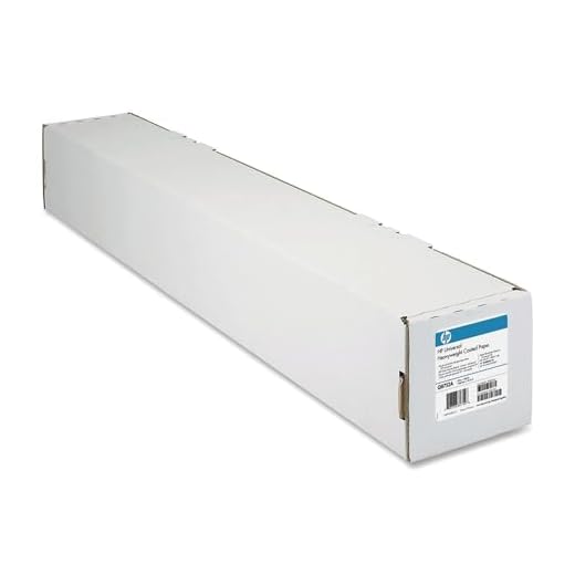 HP C6019B belagt papper Lfm 98G/m2 24 tum x 150 ft F/750 C/cm tum
