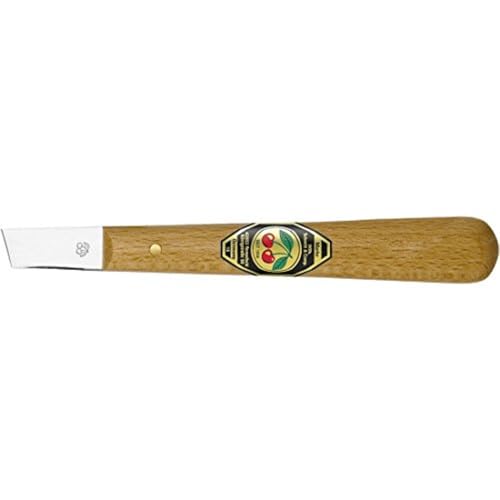 Kirschen 815414 - Cuchillo (hoja corta y cuadrada, mango de madera)