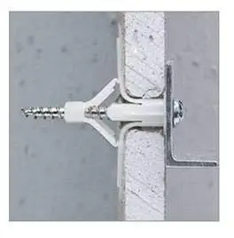 Partition Butterfly Plug with Screw (12 Pcs)