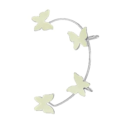 Pendientes de clip luminosos sin piercing para mujeres que brillan en la oscuridad, pendientes de clip para niñas, bodas, joyas, regalos, bonitos y prácticos | Ya disponible en tu tienda friki favorita! En mundofriki.es!