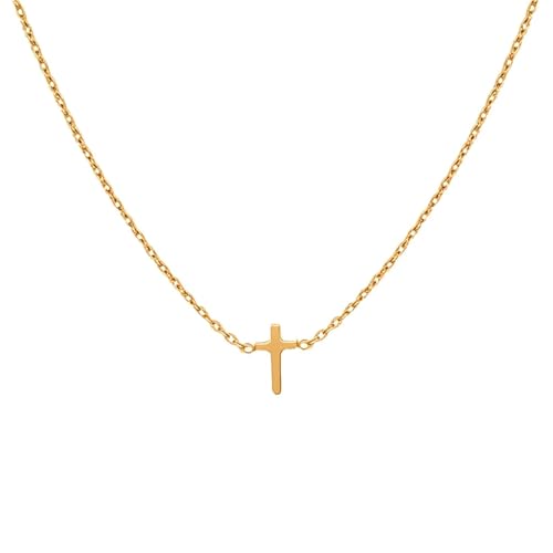 Collier acier inoxydable chaîne croisée finition soignée bijou minimaliste de qualité