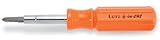 Lutz 26030 6-in-One Screwdriver - Orange