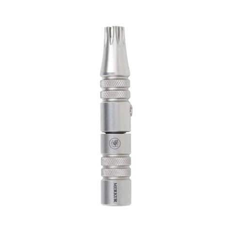 MERKUR Nose & Ears Hair Trimmer, Safe Hair Removal Tool for Men & Women, Twist and Cut Mechanism, Stainless Steel Clip, Easy to Clean, Battery-Free Cover